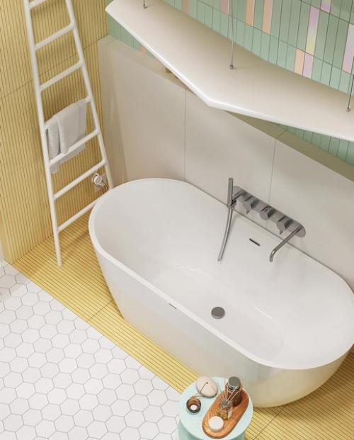 Ванная будет прекрасным украшением вашего дома, словно созданным для того, чтобы порадовать. 02