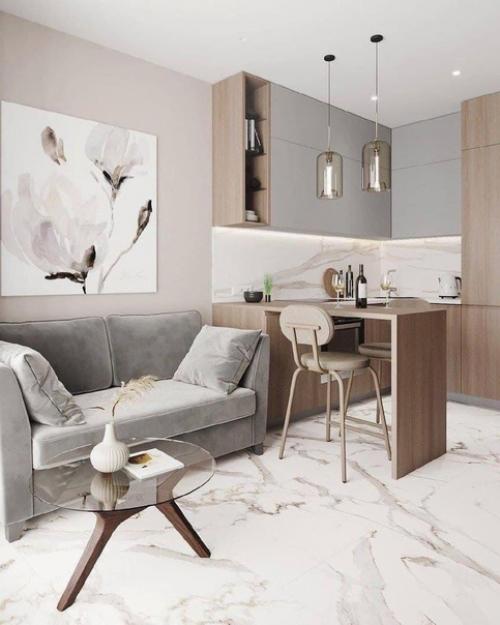 В этой просторной, яркой и потрясающе красивой квартире приятно находиться!