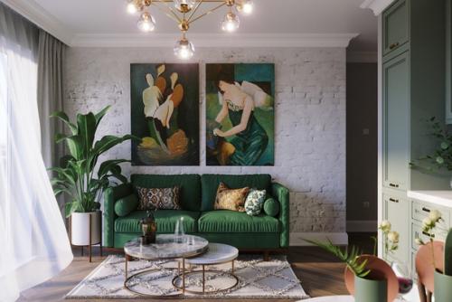 Квартира с шикарным дизайном.