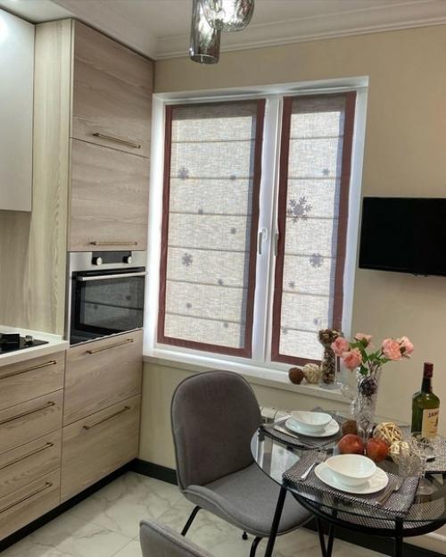 Невозможно угадать по фотографиям, что это кухня в хрущевке. 02