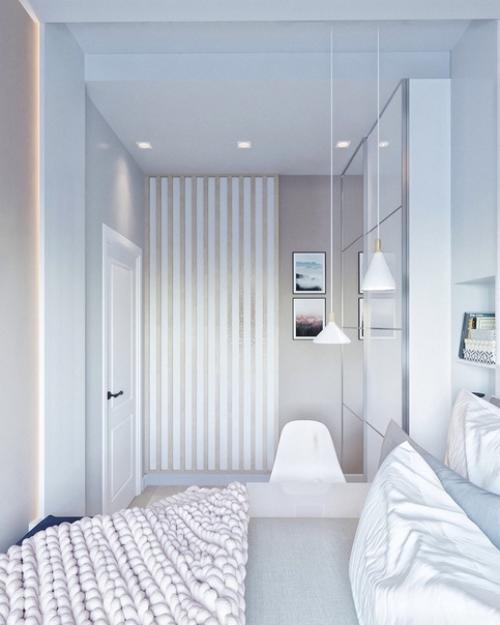 Дизайн интерьера маленькой комнаты для девочки. 02