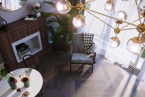 Квартира с шикарным дизайном. 07