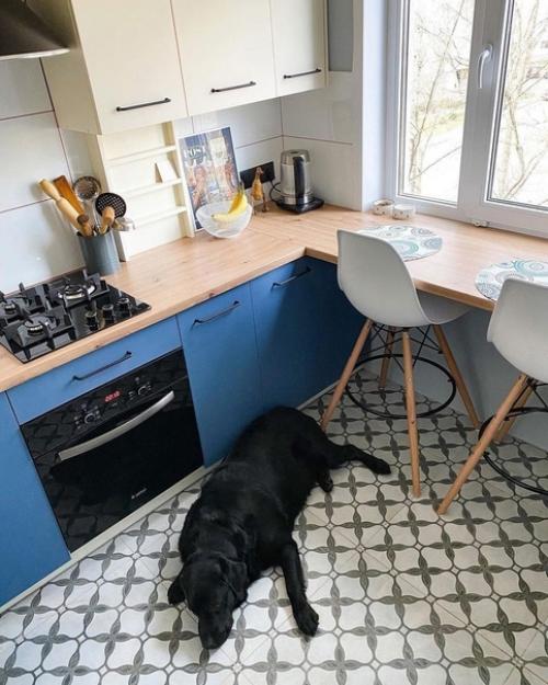 Обновление маленькой кухни с площадью 7 кв. 08