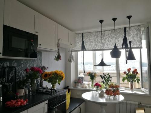 Сделали вместе с мужем ремонт на нашей кухне. 07