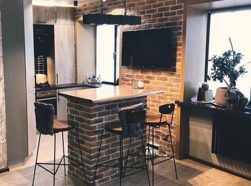 Кухня - лофт в обыкновенной хрущевке. 06