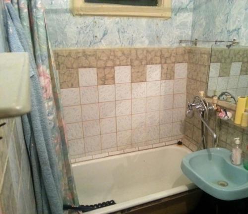 Великолепное преображение Убитой ванной комнаты.