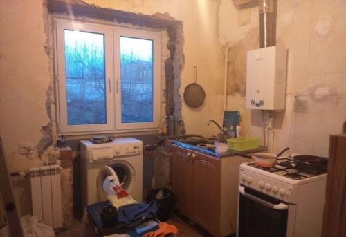 Ремонт в хрущевке, кухня.