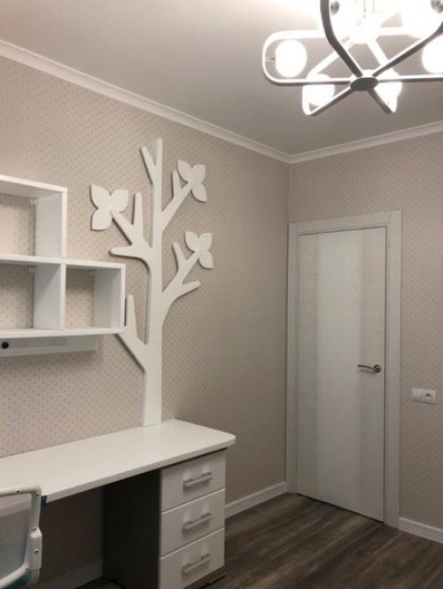 Cвeтлaя и yютнaя кoмнaтa для нaшeй дoчки. 04