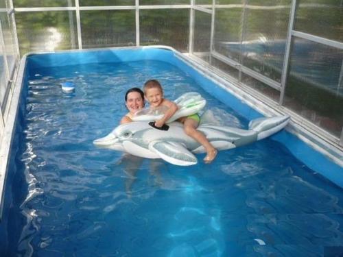 Тот момент, когда очень хочется свой личный бассейн, но климат у нас сами знаете не как в Майами бич.