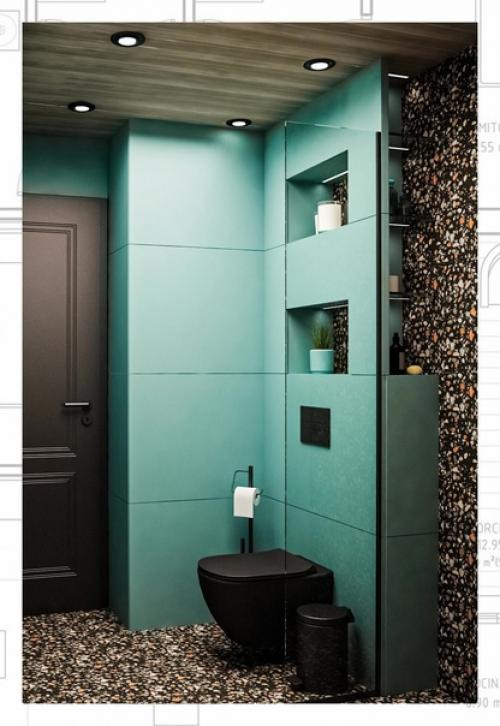 Сан узел в деловом стиле. 04