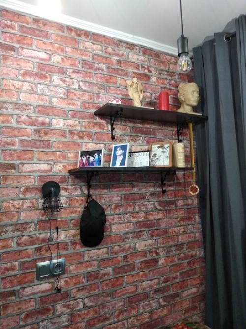 Моя комнатушка, интерьер сделан в стиле лофт.