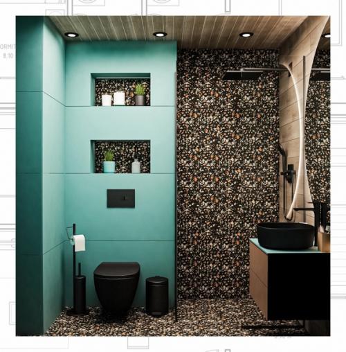 Сан узел в деловом стиле. 01