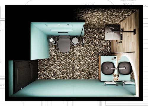 Сан узел в деловом стиле. 05