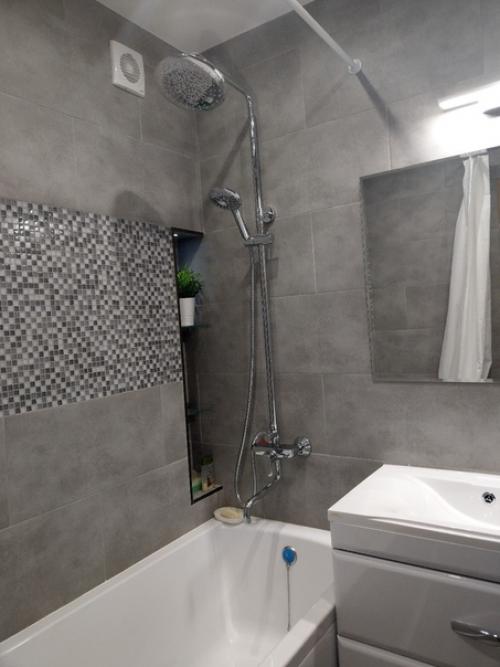 Преображение ванной комнаты в старом фонде. 04