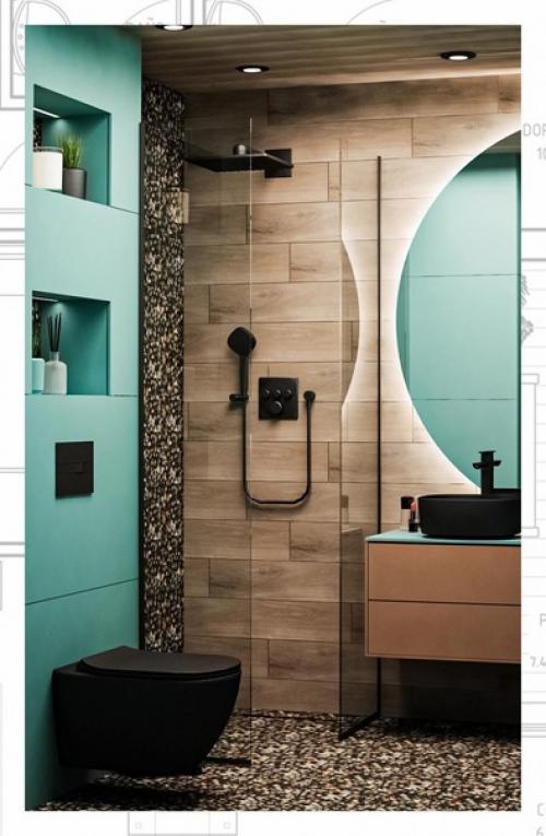 Сан узел в деловом стиле. 02