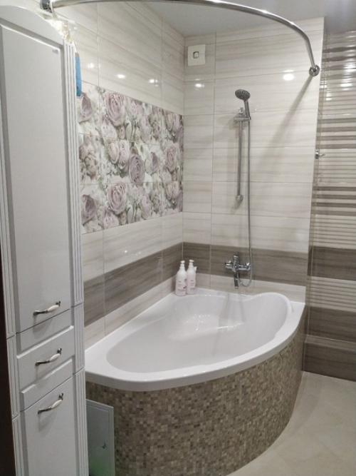 Наконец то у меня большая просторная ванная, давно о ней мечтала, да все не выходило. 03