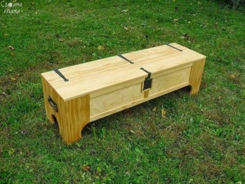 Муж, увлекаясь онлайн - шопингом, наткнулся в интернете на кровать, которую решил смастерить своими руками. 07