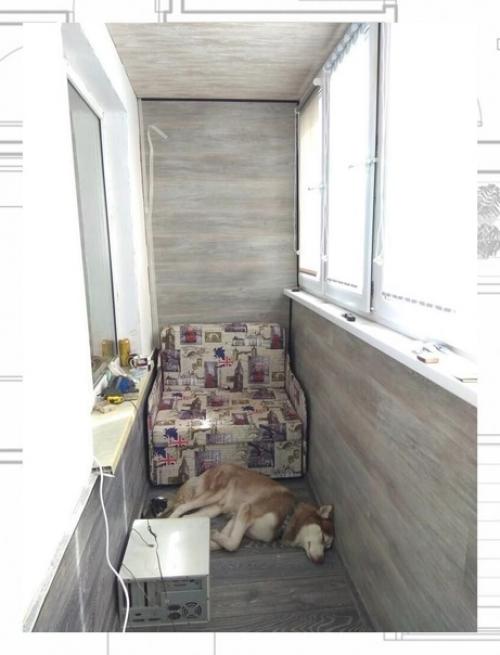 Показываю как я утеплял лоджию. 06