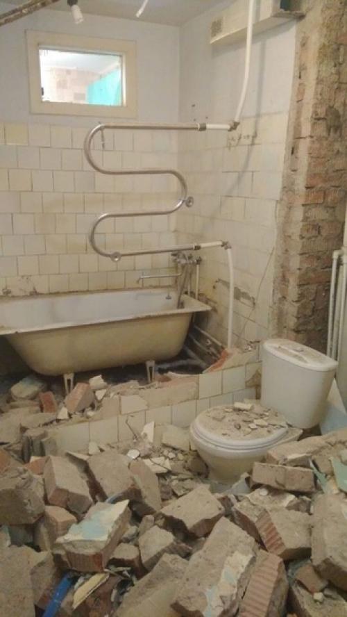 Ремонт который продолжался целых два месяца. 02