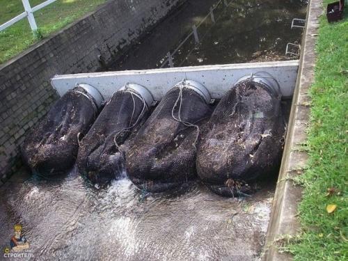 Система фильтрации каналов за рубежом, помогает существенно снизить загрязненность водоемов. 03