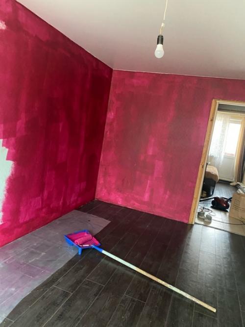 Переделали свою гостинную под спокойное и уютное место.