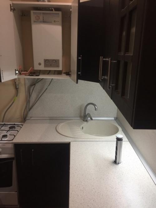 Квартира хрущевка, такую кухню сделали. 03