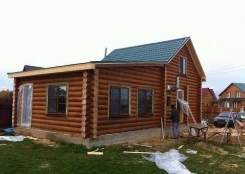 Осуществил давнюю мечту о своей баньке.