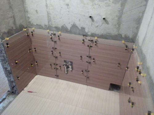 Вот так делал ремонт в ванной комнате. 02