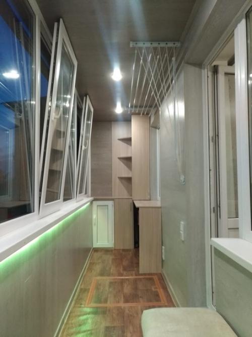 Потолок и стены ламинат. 03