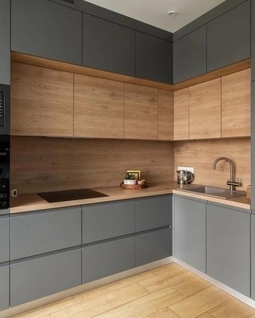 Ремонт в кухне выполнен локонично. 03