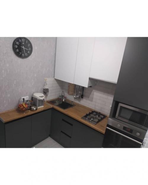 Сделали себе на кухне современный стильный ремонт. 05