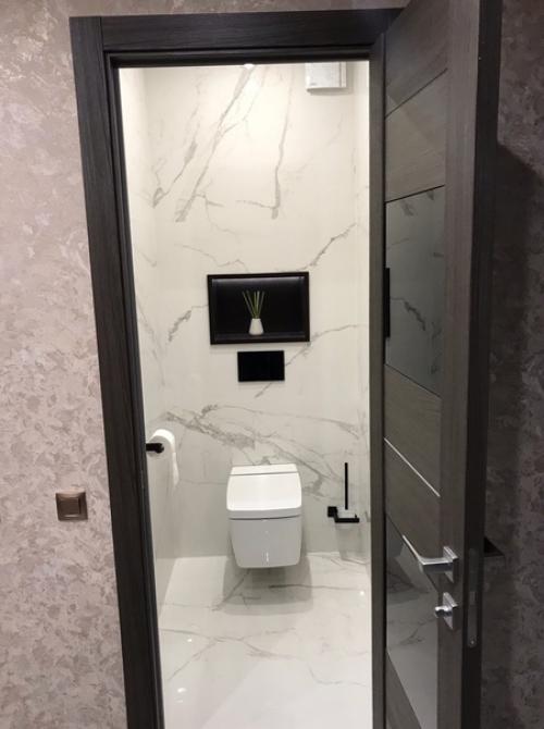 Такой вот ремонт сделали у себя в санузле.