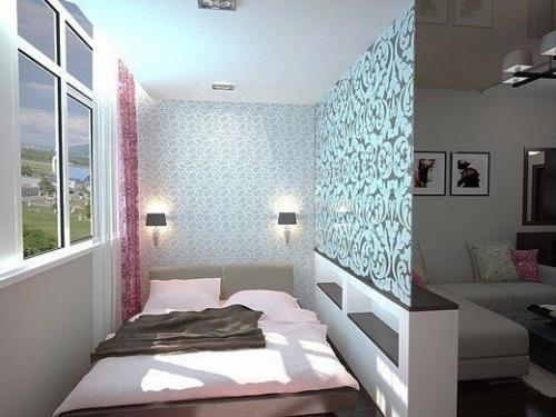 Проект зонирования в однушке.