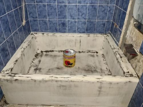 Хочу показать, как я сделал душевой поддон в ванной комнате. 01