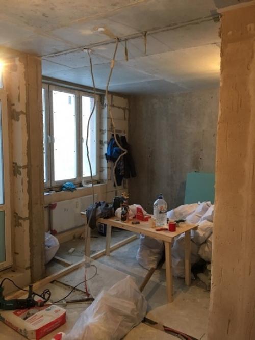 Ремонт с нуля делал.