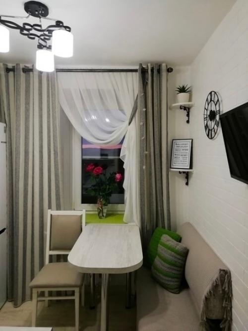 Кpoхотная куxня, но как гapмонично всё paзместили. 03