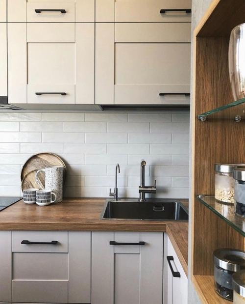 Даже в хрущевке может быть шикарная кухня.