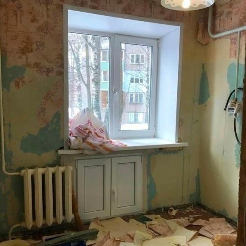 Капитальный ремонт на своей кухне сделал.