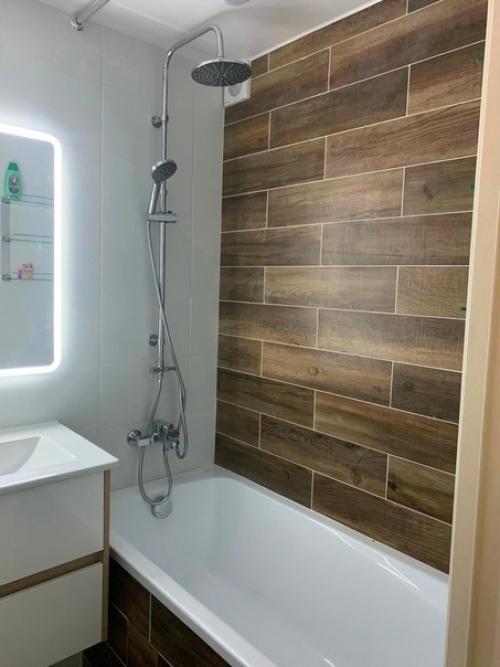 Ремонт в ванной комнате, совмещённой с санузлом от наших подписчиков.