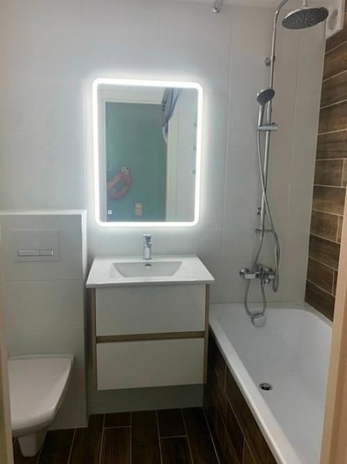 Ремонт в ванной комнате, совмещённой с санузлом от наших подписчиков. 01