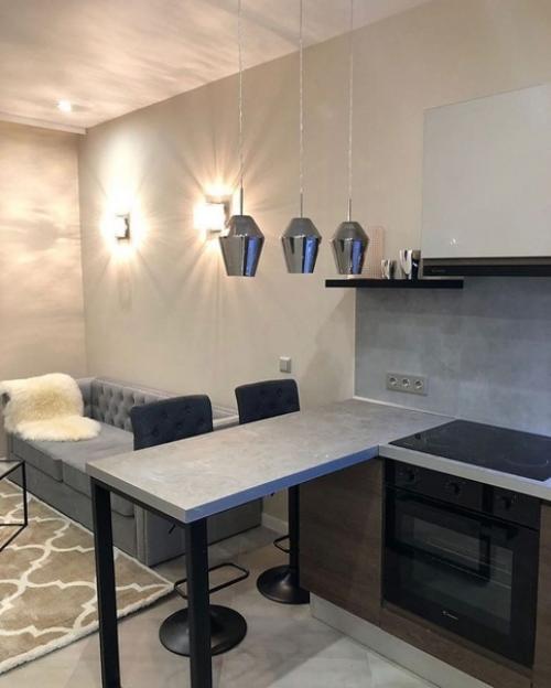 Очень симпатичный и современный ремонт в небольшой квартирке. 02