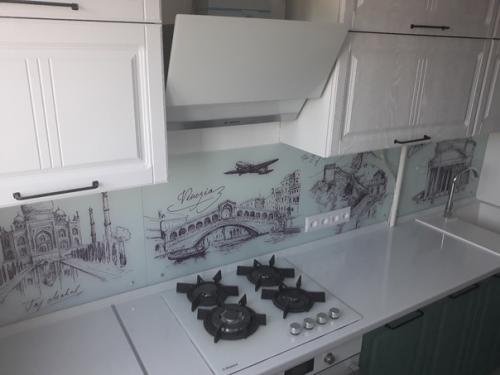 Делали кухню в квартире с нуля. 01