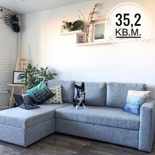 Показываю нашу однушку, общая площадь 35 квадратов. 06