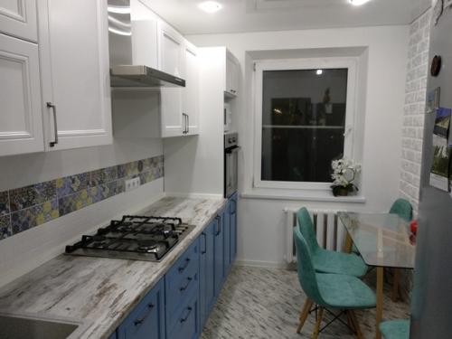 Вот такой ремонт кухни у нас получился.