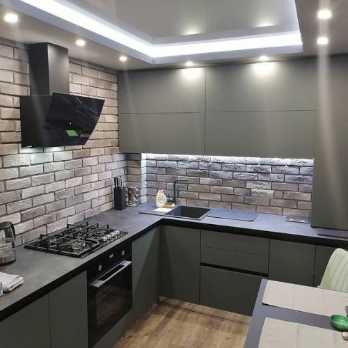 Такой вот ремонт на нашей кухне получился.