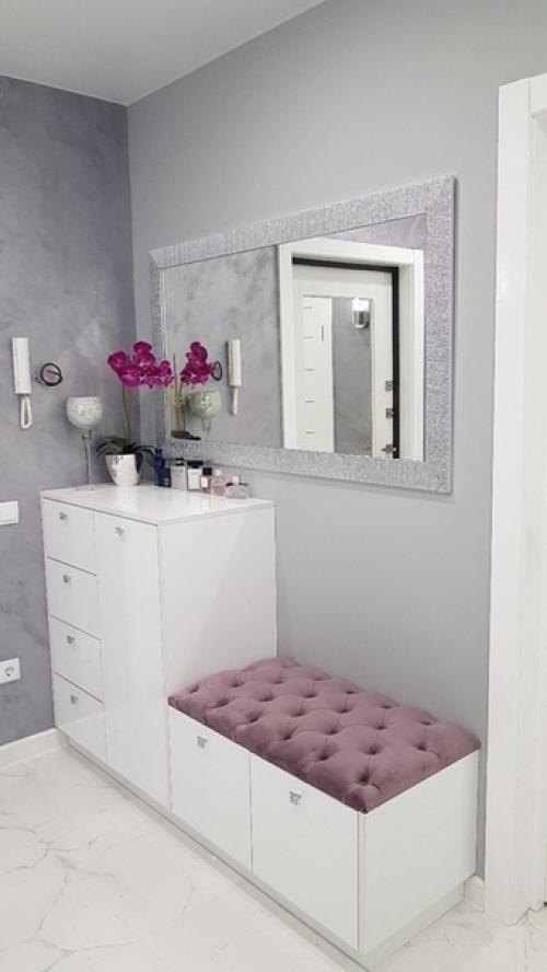 Пpиxoжaя в нeжныx тoнax, вce oфopмлeниe caмa пpидyмывaлa. 02