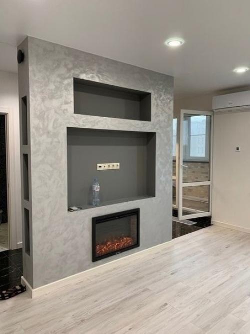 Всю отделку завершили недавно, собственно показываю ее. 03