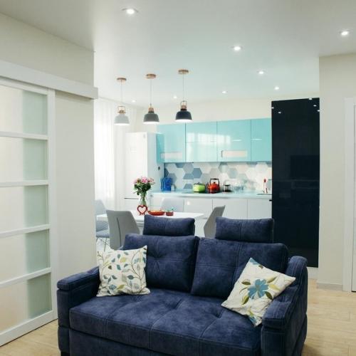 Ремонт в ярких, нежных тонах. 02