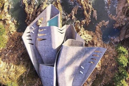 Только от одного взгляда на этот дом голова идет кругом и ломается мозг. 03