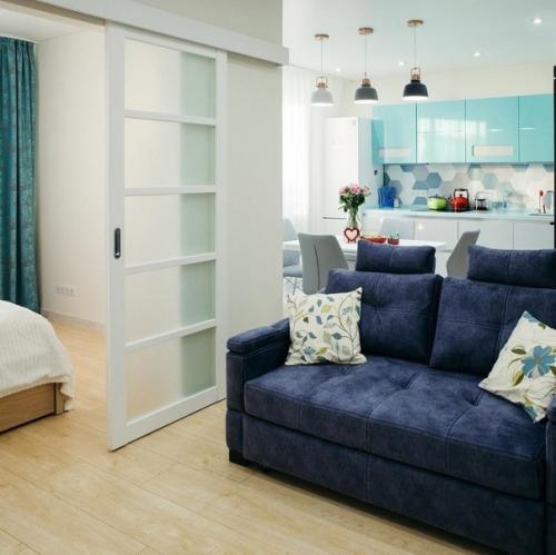 Ремонт в ярких, нежных тонах. 01